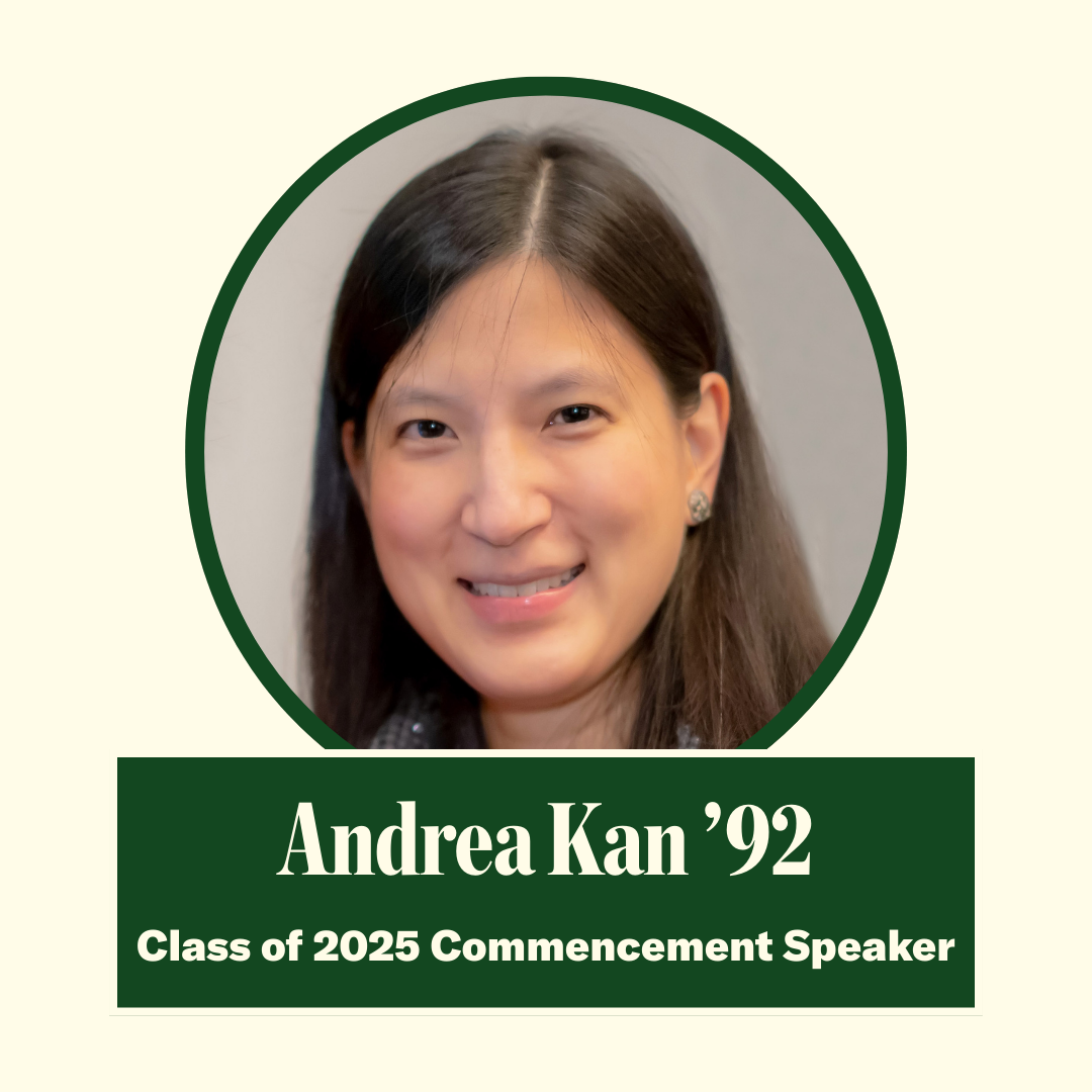 2025 Commencement Speaker Andrea Kan