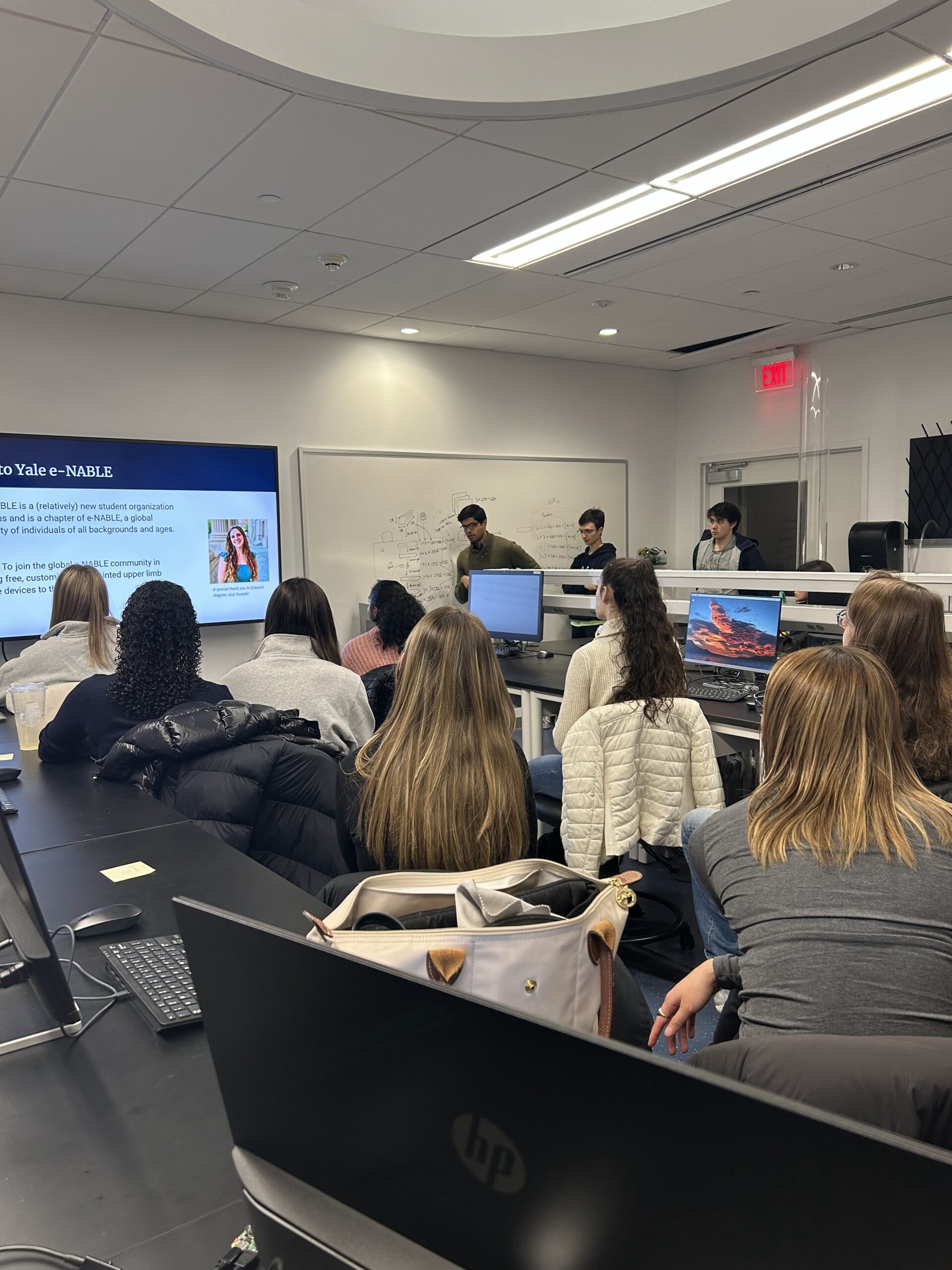 students at a lecture