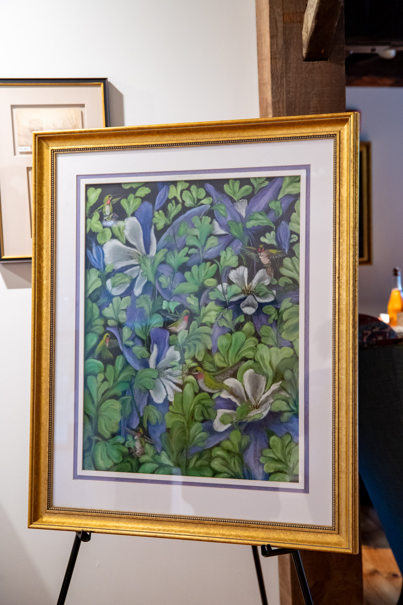 chalk pastel still life