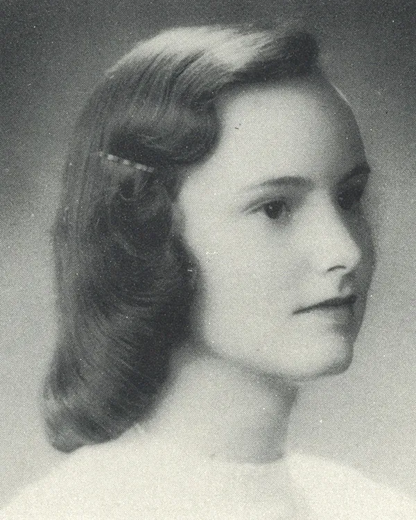 historic yearbook photo of Margaret Nash Gifford